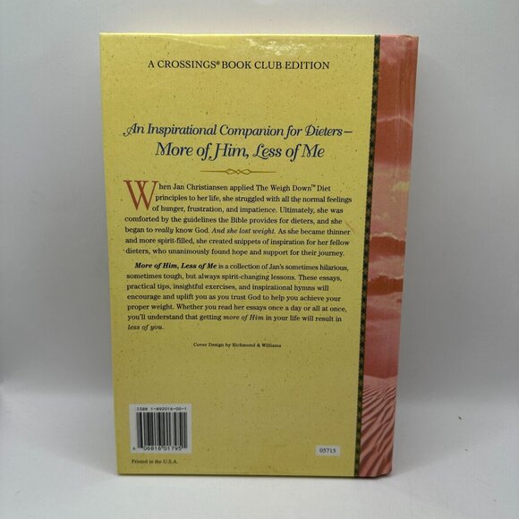 More Of Him Less Of Me Daybook By Jan Christiansen - Picture 2 of 5